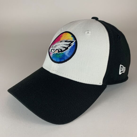 Philadelphia Eagles NFL New Era 39Thirty Crucial Catch Stretch Fitted Hat S/M - Picture 3 of 6